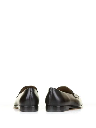 Doucal's Brown Leather Moccasin