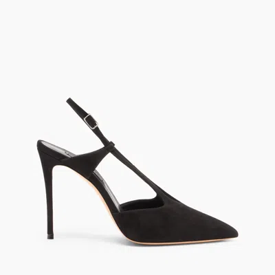 Casadei Julia Camoscio Pumps - Woman Pumps And Slingback Black 37.5