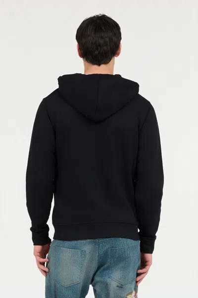 Roberto Cavalli Black Hoodie With Zip