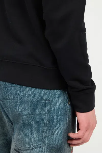 Roberto Cavalli Black Hoodie With Zip