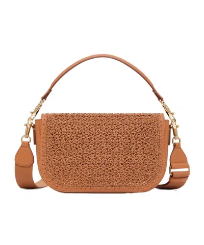 Valentino Garavani Alltime Woven Leather Shoulder Bag