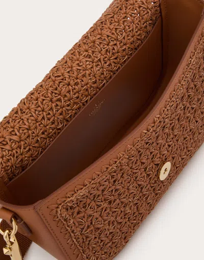 Valentino Garavani Alltime Woven Leather Shoulder Bag