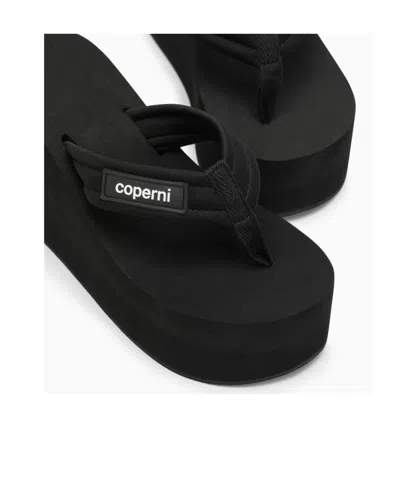 Coperni Open-toed Platform Sandals In Black