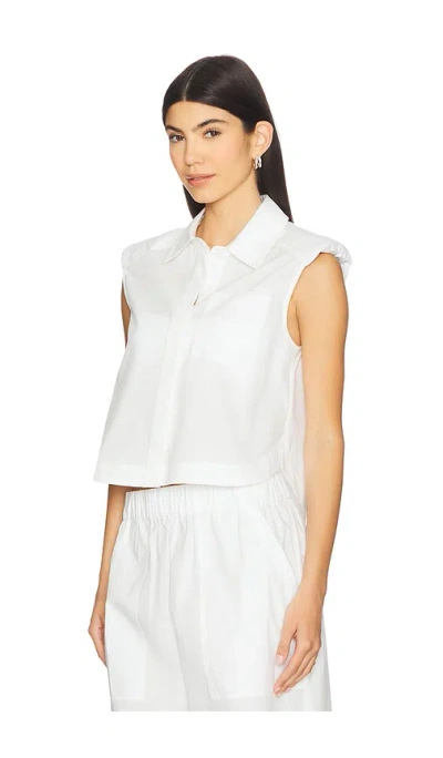 Simkhai Winslow Cropped Shirt