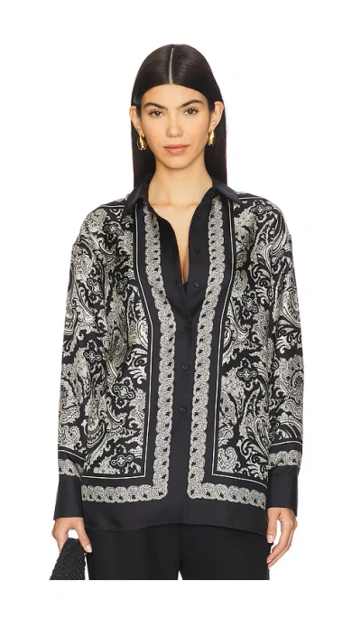 Nili Lotan Alfie Printed Shirt