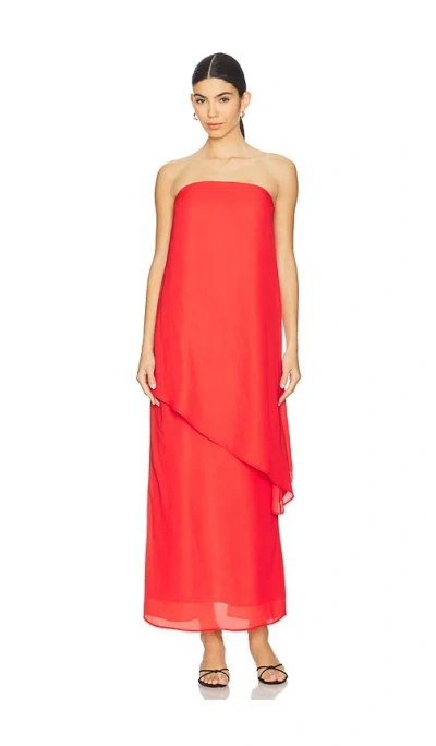 Baobab El Dress In Fire Red