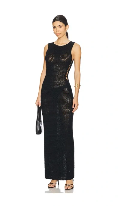 More To Come Ellise Crochet Maxi Dress