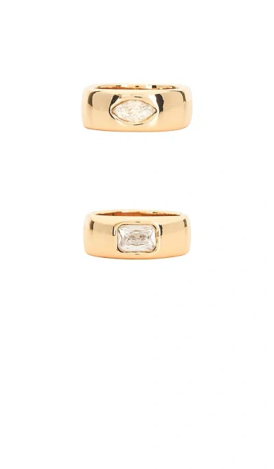 Ettika Crystal Stack Ring Set
