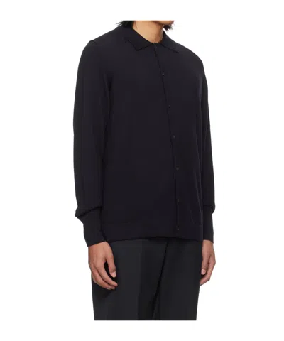 Officine Generale Lapel Long Sleeve Sweater