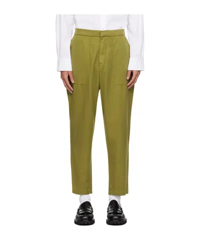 Officine Generale Elastic Waist Casual Pants