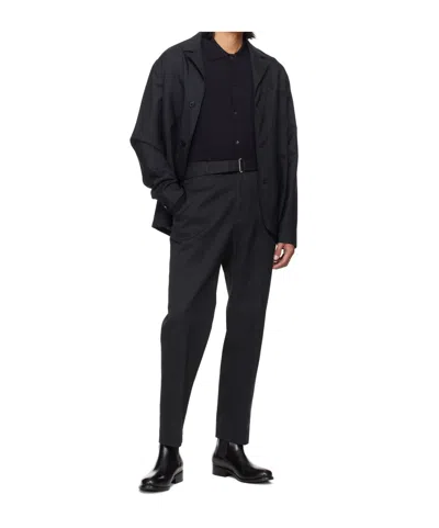 Officine Generale Lapel Long Sleeve Sweater