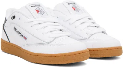 Reebok Round Toe Low-top Casual Shoes In White