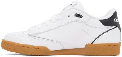 Reebok Round Toe Low-top Casual Shoes In White