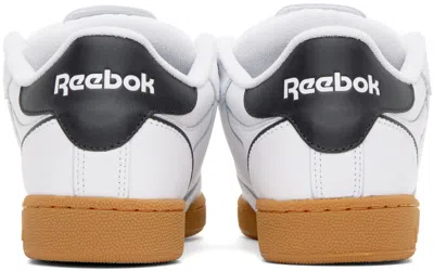 Reebok Round Toe Low-top Casual Shoes In White