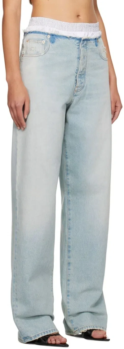 Darkpark Denim Trousers With Belt Loops