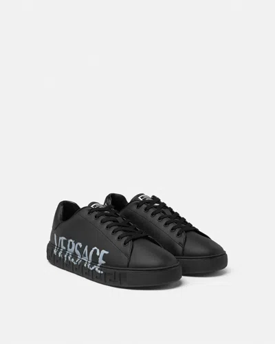 Versace Greek Sneakers With Logo