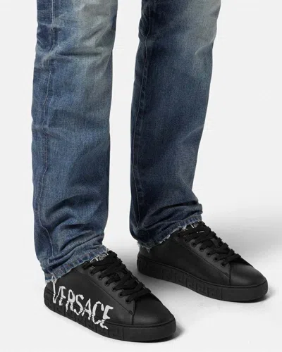 Versace Greek Sneakers With Logo