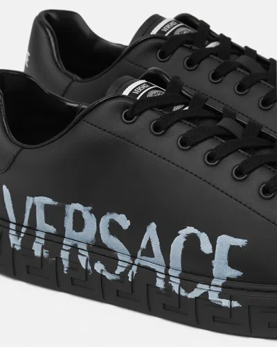 Versace Greek Sneakers With Logo