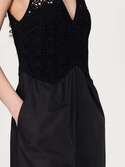 Twinset Combinaison Longue En Popeline Avec Crochet