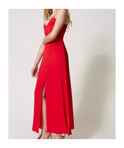Twinset Long Spaghetti Strap Dress