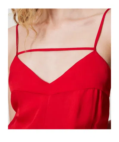 Twinset Long Spaghetti Strap Dress