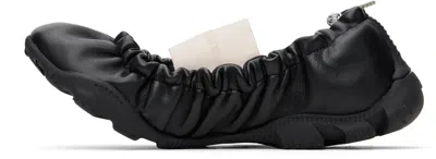 Rombaut Black Rei Beyond Leather Ballerina Flats In Black