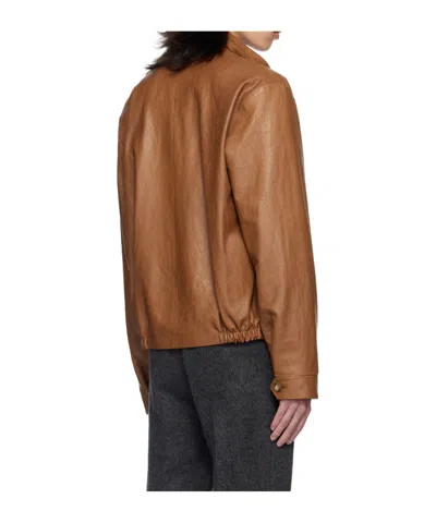 16arlington Haeto Single-breasted Leather Jacket