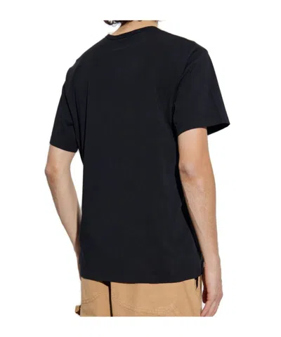 Mm6 Maison Margiela Numeric Signature Mm6 T-shirt Black In Black