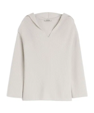 Max Mara Ribbed Knit Wool Sweater