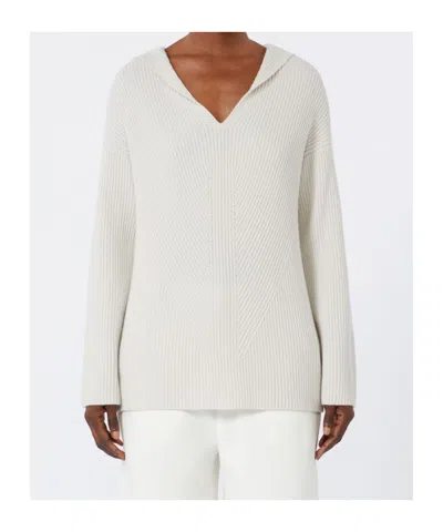 Max Mara Ribbed Knit Wool Sweater