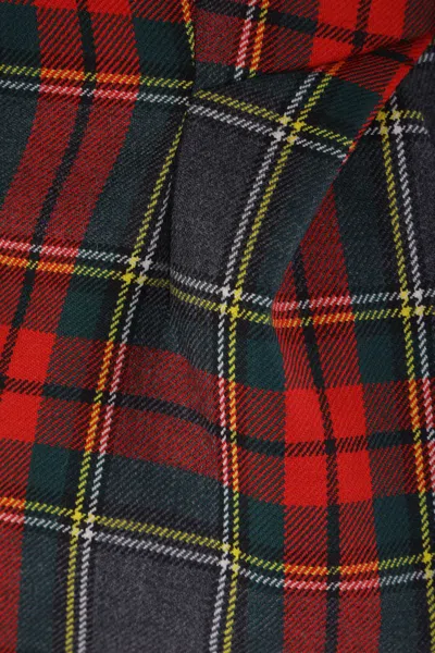 Vivienne Westwood Plaid Tailored Jacket With Notch Lapel And Button-detail Cuffs In Multi