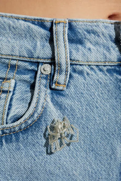 Allsaints Jeans With Belt Loops In Blue