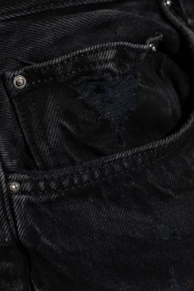 Amiri Mx1 Distressed Straight-leg Jeans