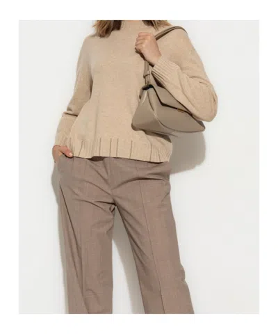 Fabiana Filippi Beige Wool Blend Sweatshirts