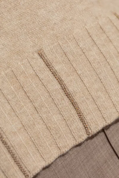 Fabiana Filippi Beige Wool Blend Sweatshirts