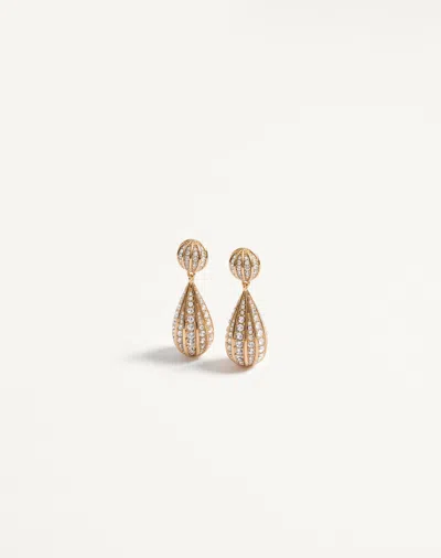 Valentino Embellished Poetiques Des Gouttes Earrings