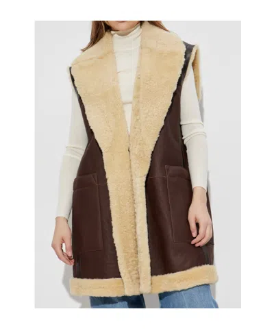 Bottega Veneta Shearling Long Vest