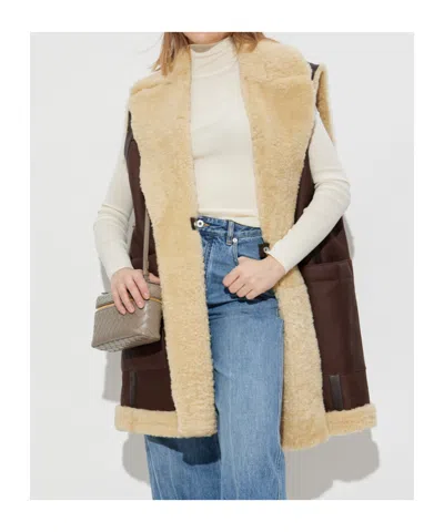 Bottega Veneta Shearling Long Vest