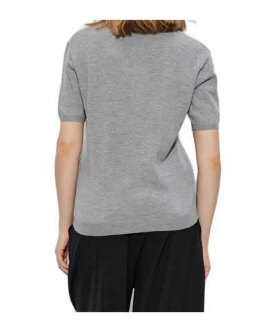 Marni Wool Polo Shirt With Velvet Collar Clothing
