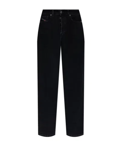 Diesel Jeans With Belt Loops In Black