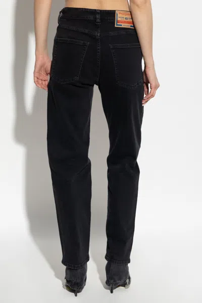 Diesel Jeans With Belt Loops In Black