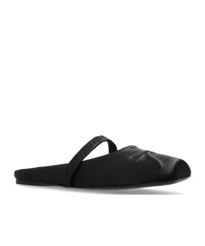 Marni Little Bow Nappa Leather Flat Mules