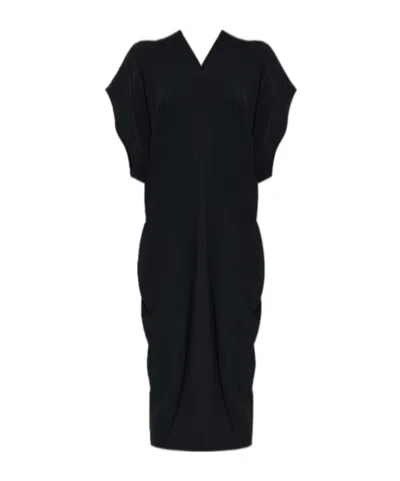 Mm6 Maison Margiela Draped Short-sleeve Dress