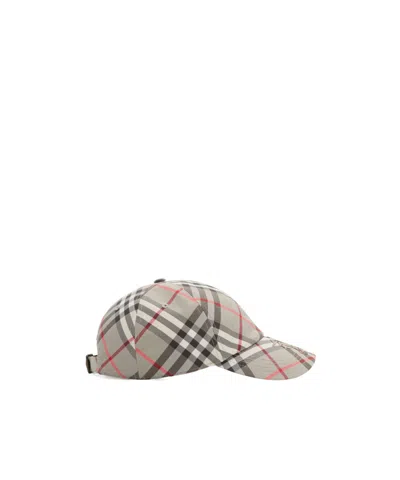 Burberry Ekd Embroidered Bias Check Adjustable Baseball Cap