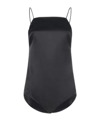 Max Mara Satin Self-fastening Tights