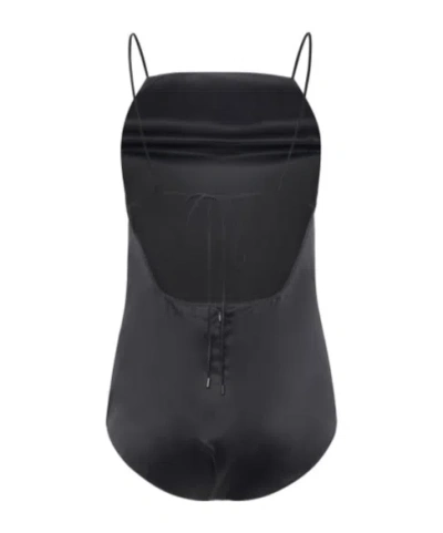 Max Mara Satin Self-fastening Tights