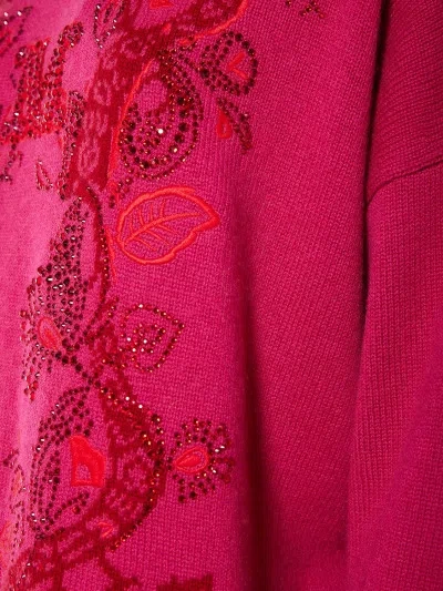 Max Mara Nias Embroidered Knitted Sweater