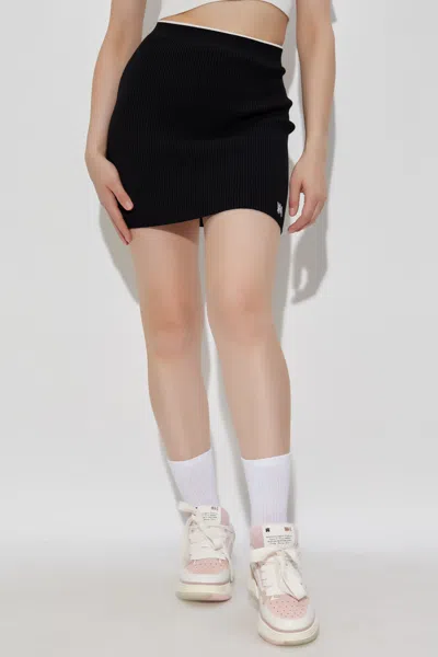 Amiri Ma Mini Skirt Knit Rib