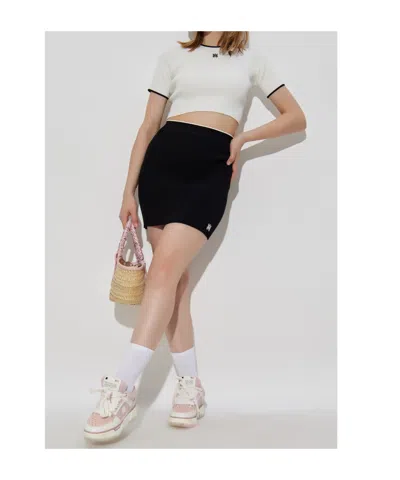 Amiri Ma Mini Skirt Knit Rib