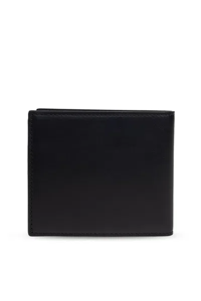 Amiri Bi-fold Wallwt With Logo Lettering On The Front In Leather Man